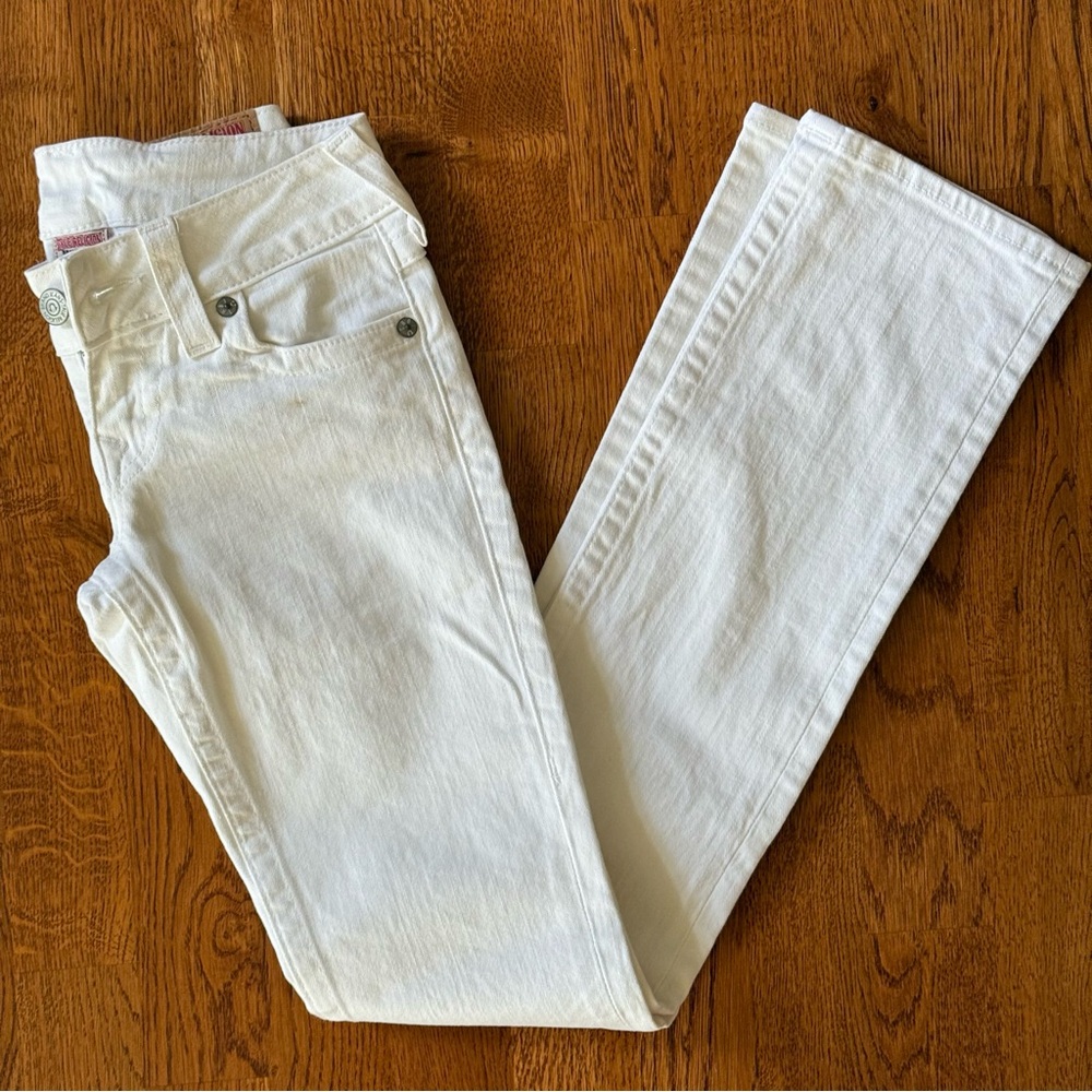 True Religion low rise Women's White Jeans